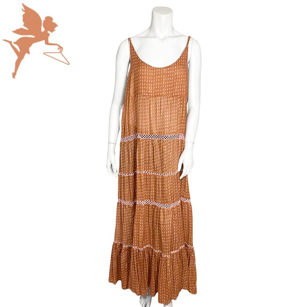 NWT FREE PEOPLE MIDNIGHT DANCE Boho Maxi Festival Dress - Picture 3 of 9